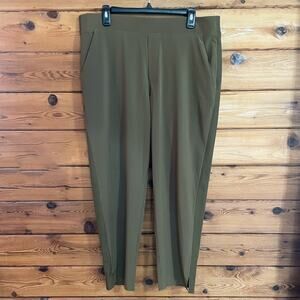 Athleta Olive Green Track Pants